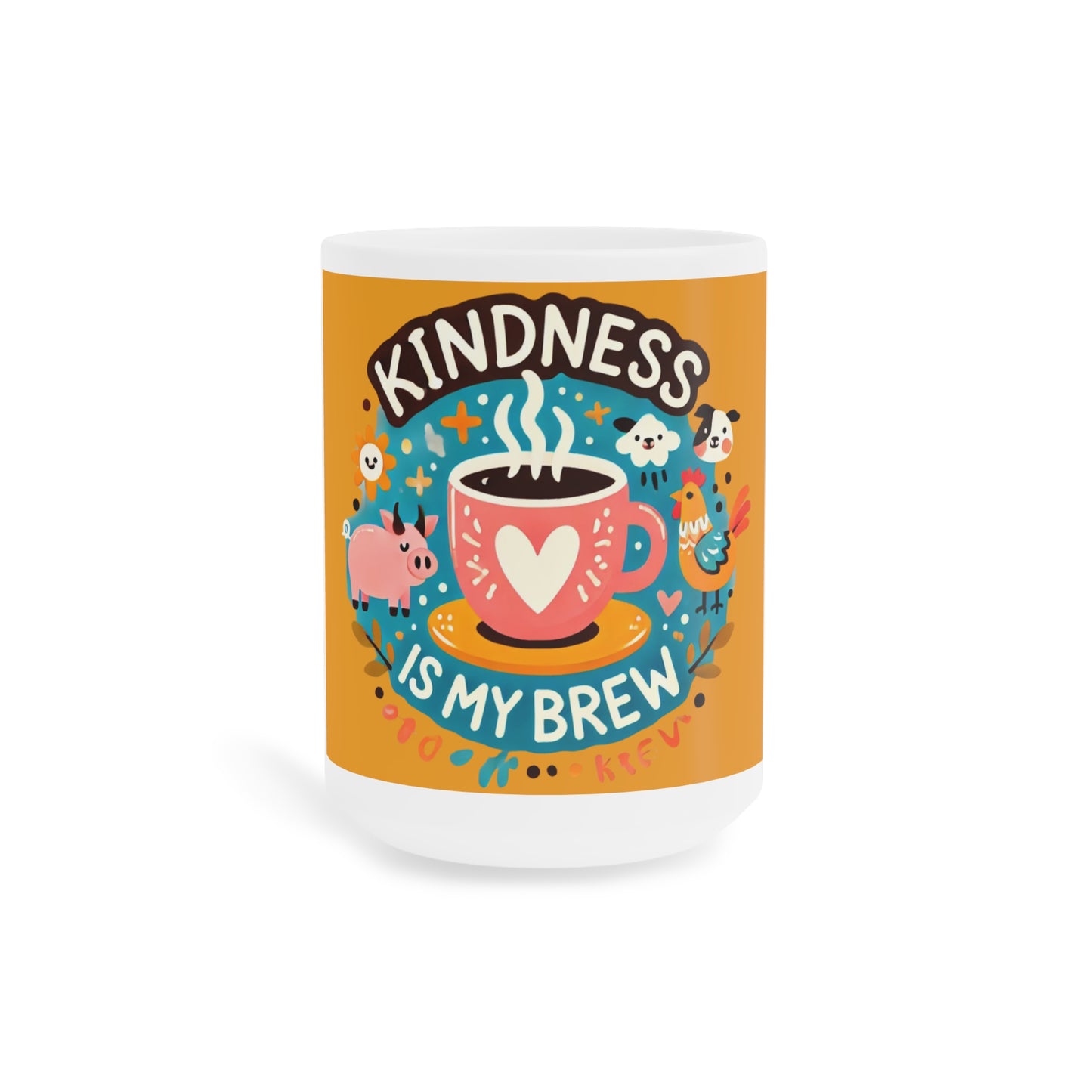 Ceramic Mugs (11oz\15oz\20oz) - Kindness is My Brew