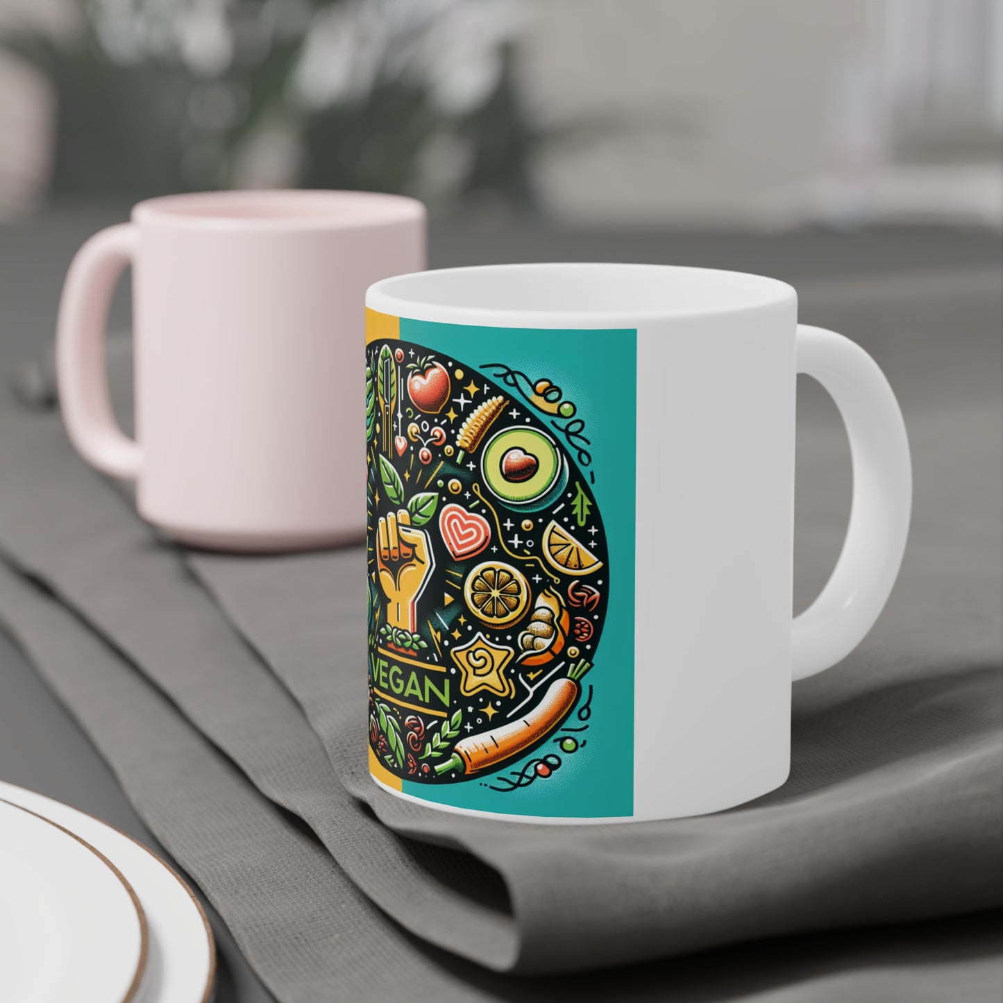 Ceramic Mugs (11oz\15oz\20oz) - VEGAN