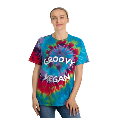 Groovy Vegan Tie-Dye Unisex Tee