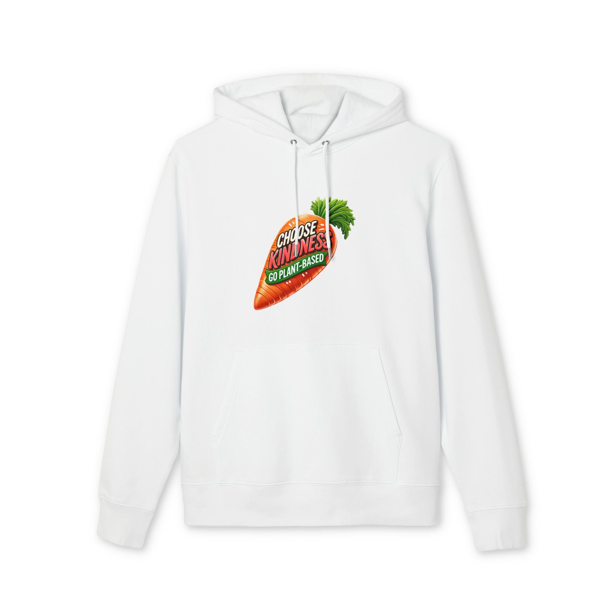 Choose Kindness, Go Plant-Based Organic Unisex Hoodie