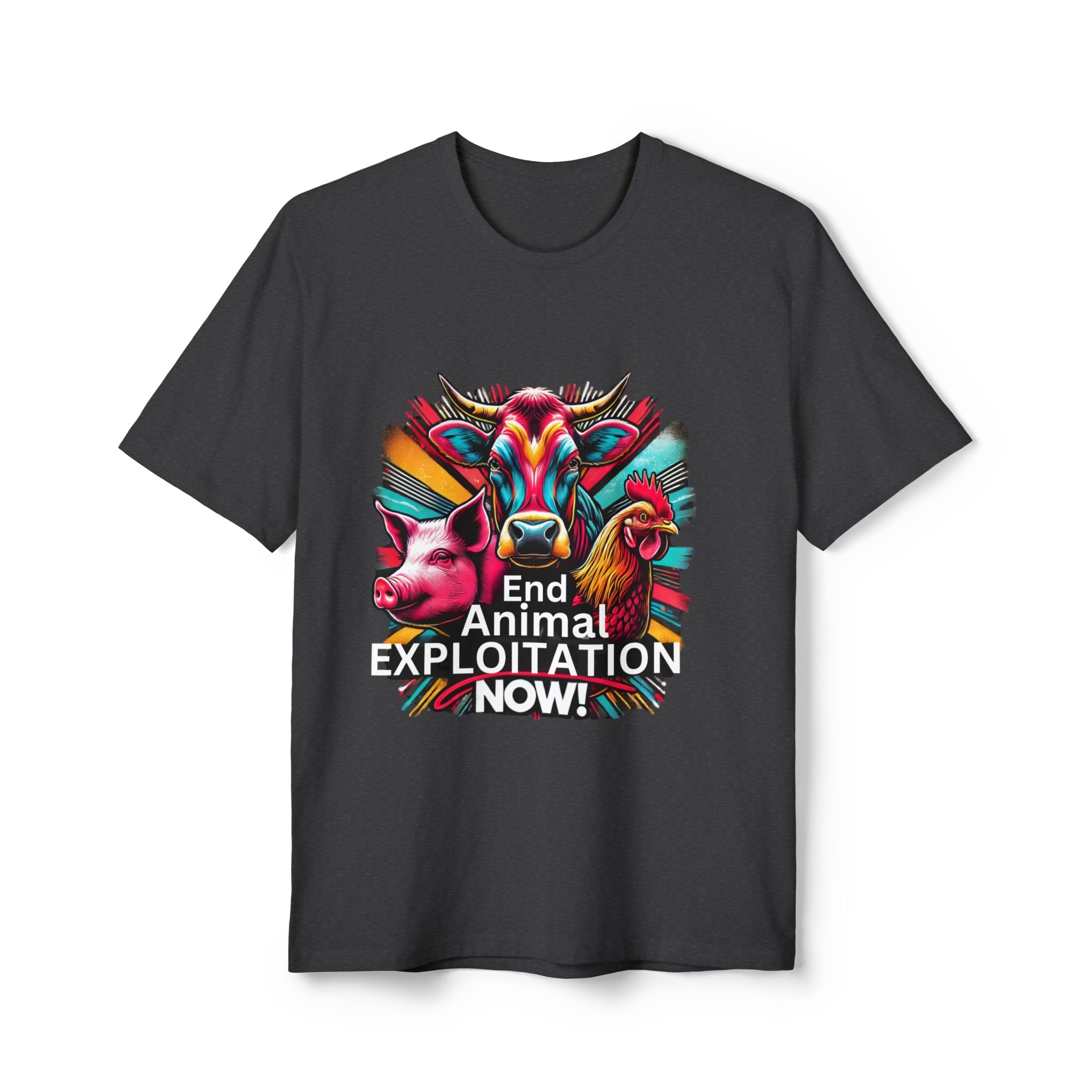 End Animal Exploitation Now - Unisex Recycled Tee