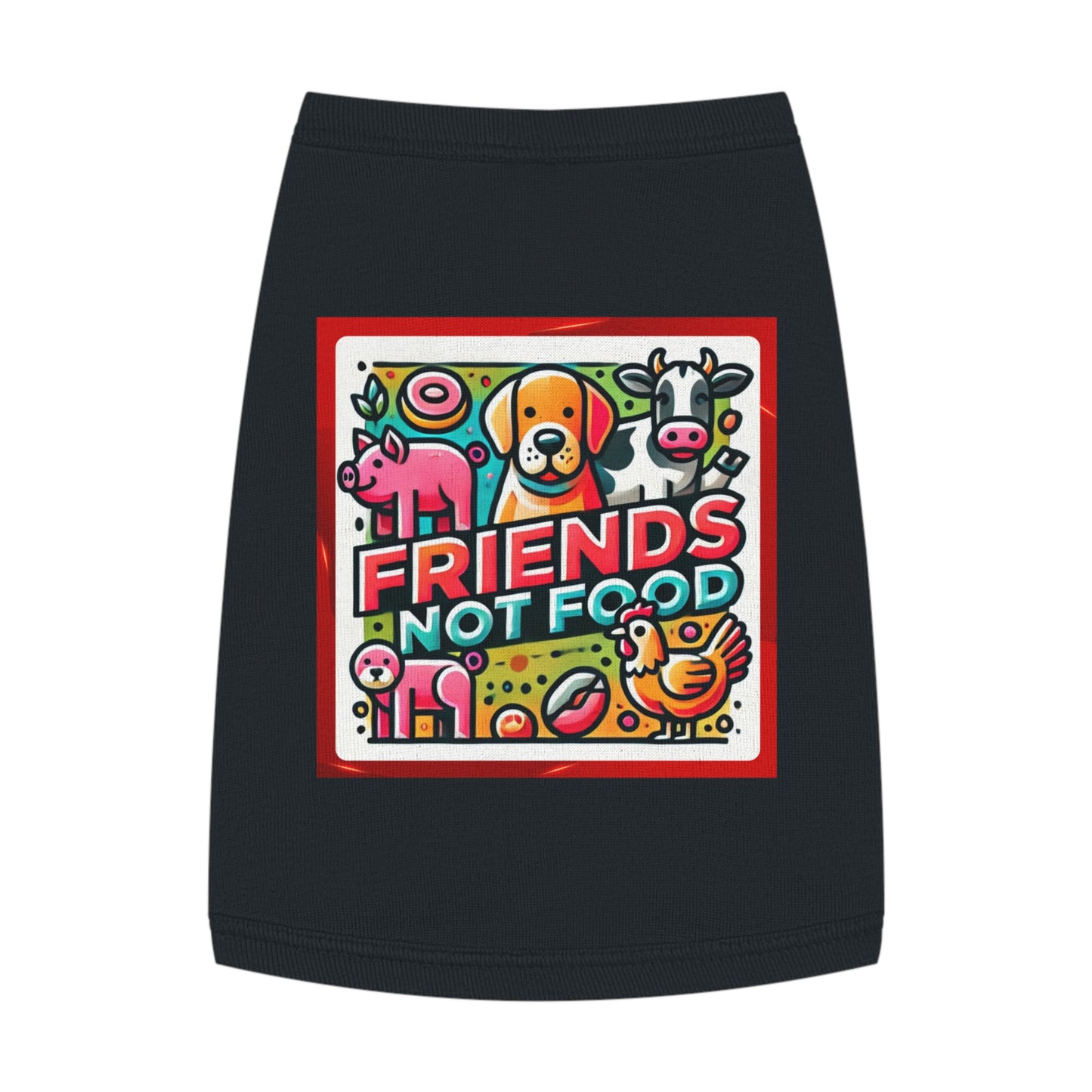 Friends Not Food - Dog Tank Top