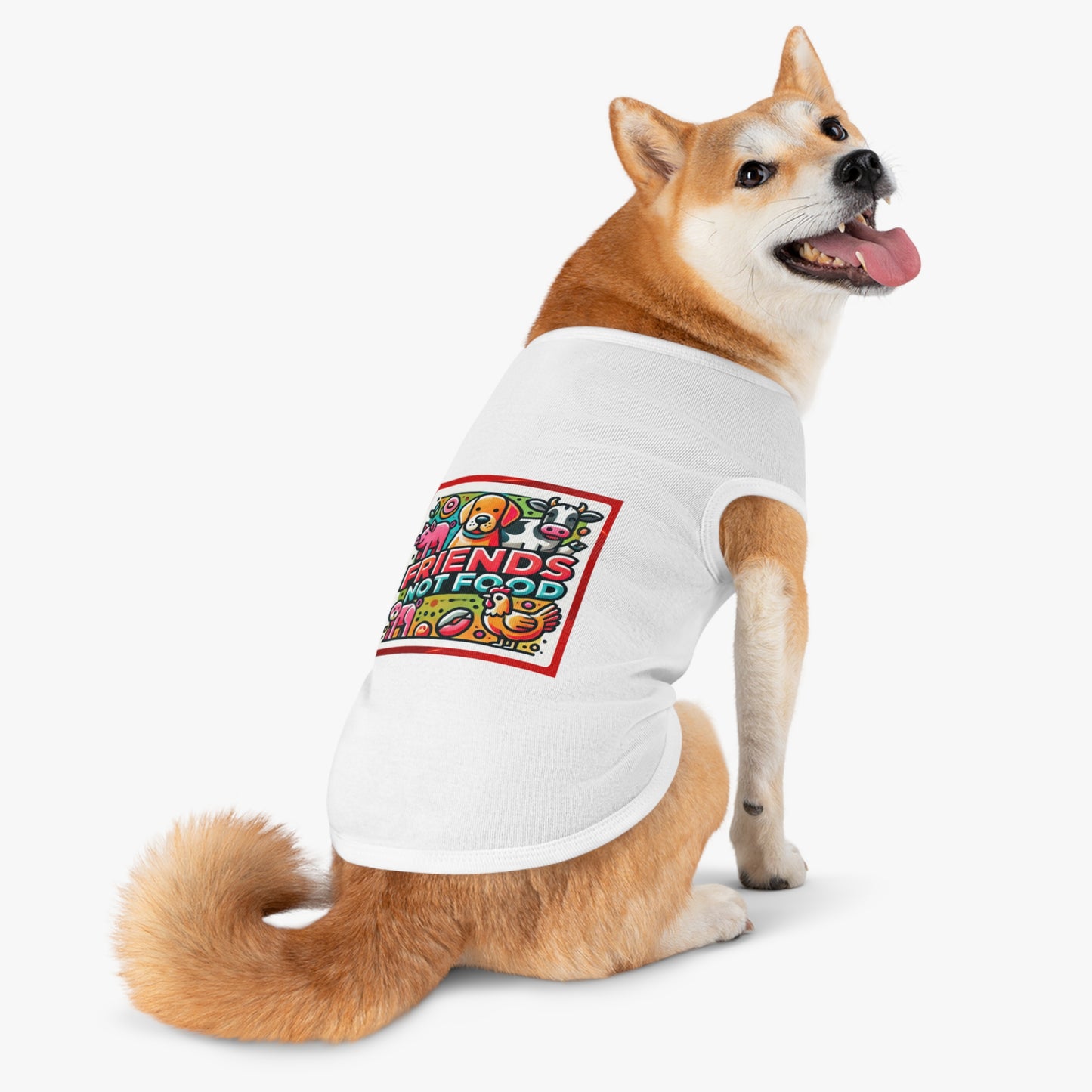 Friends Not Food - Dog Tank Top