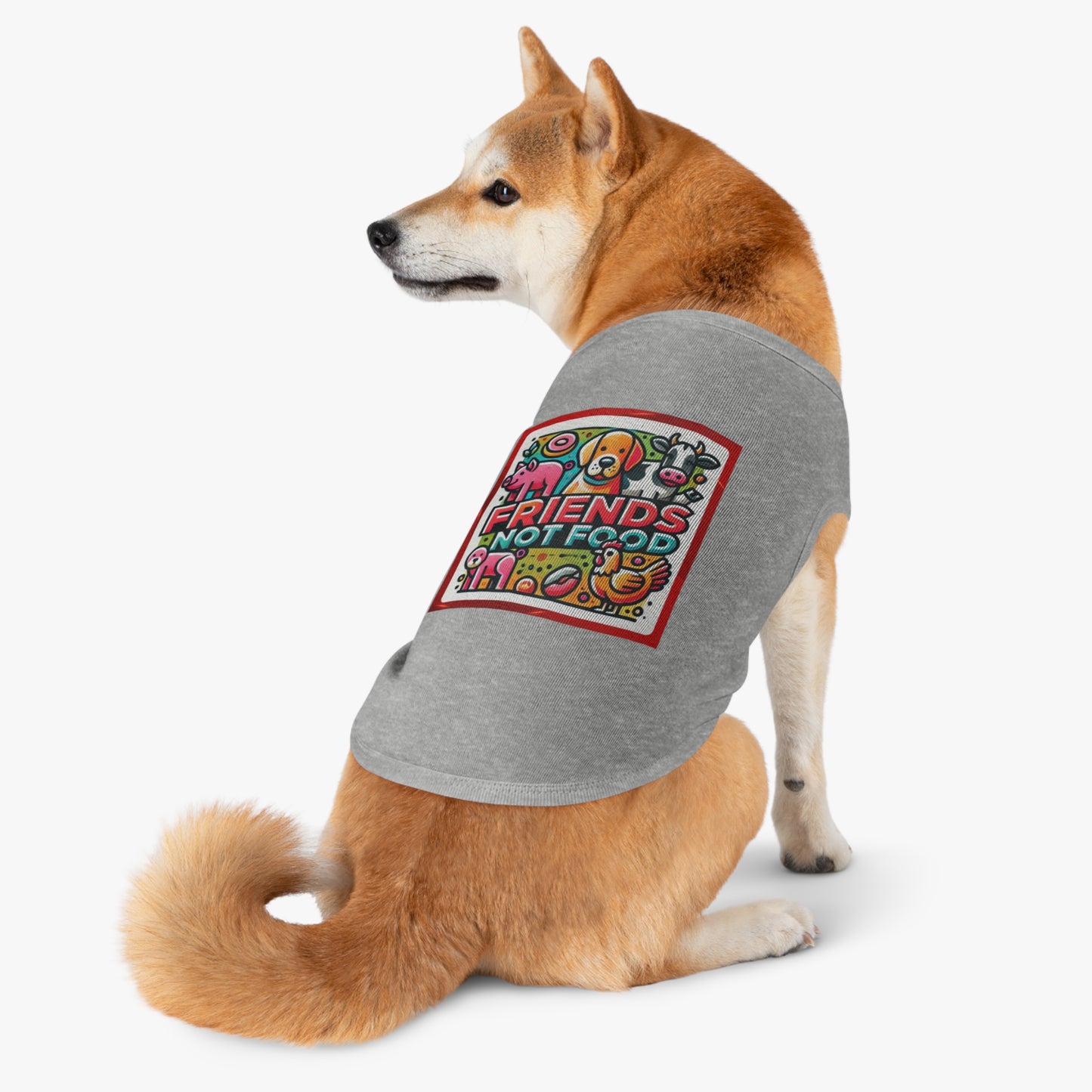 Friends Not Food - Dog Tank Top