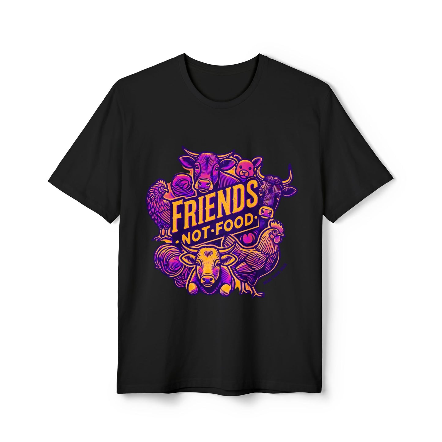 Friends Not Food - Unisex Recycled Tee