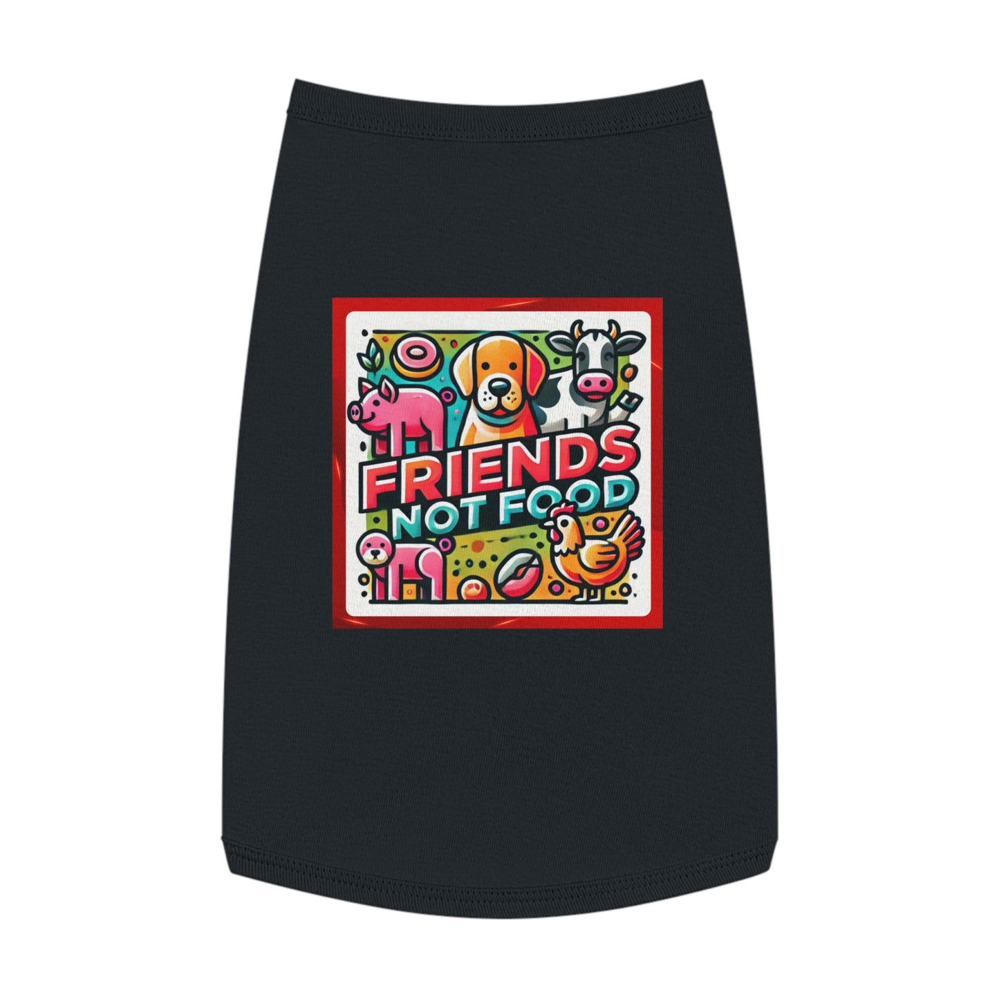 Friends Not Food - Dog Tank Top