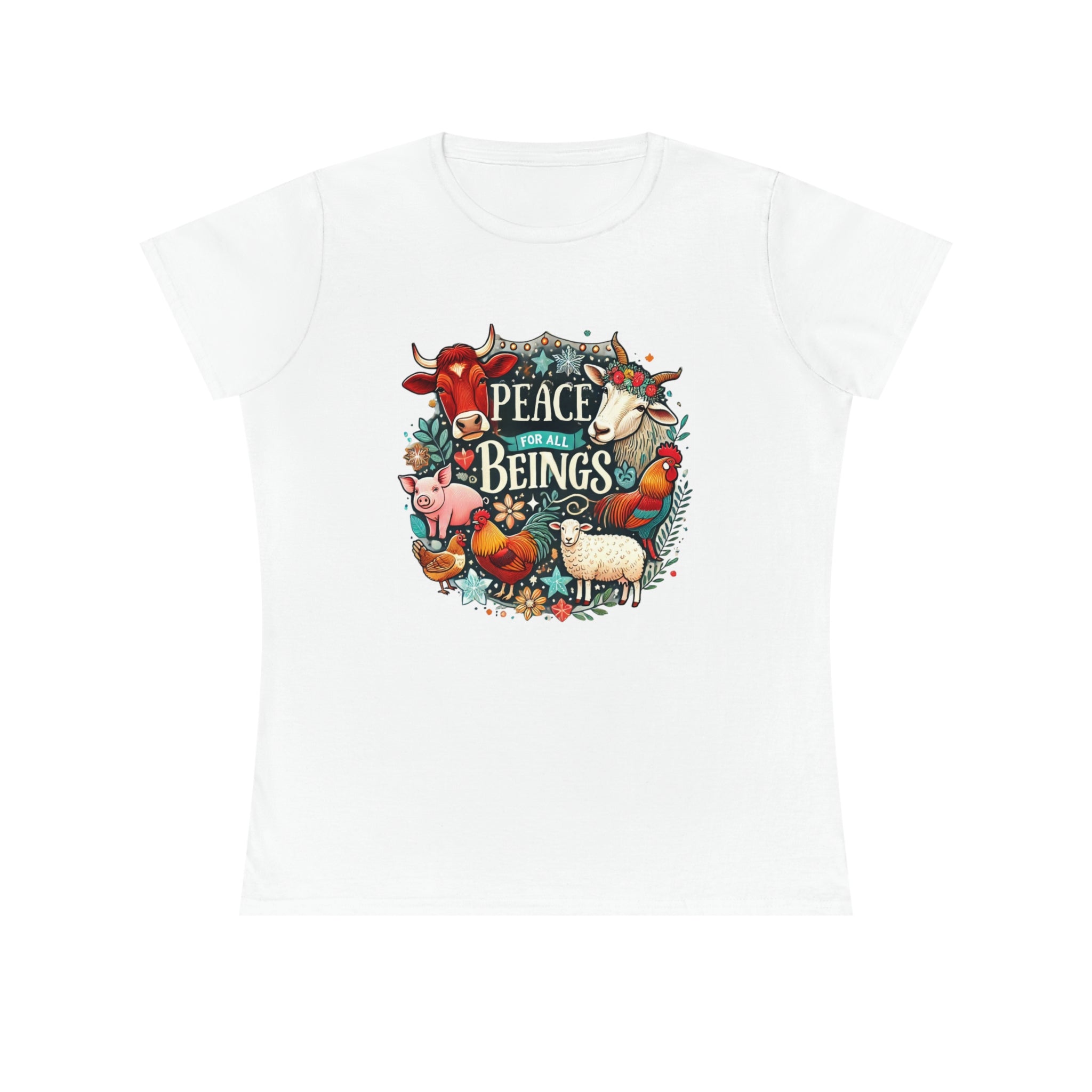 Peace for All Beings Women's Cotton T-Shirt