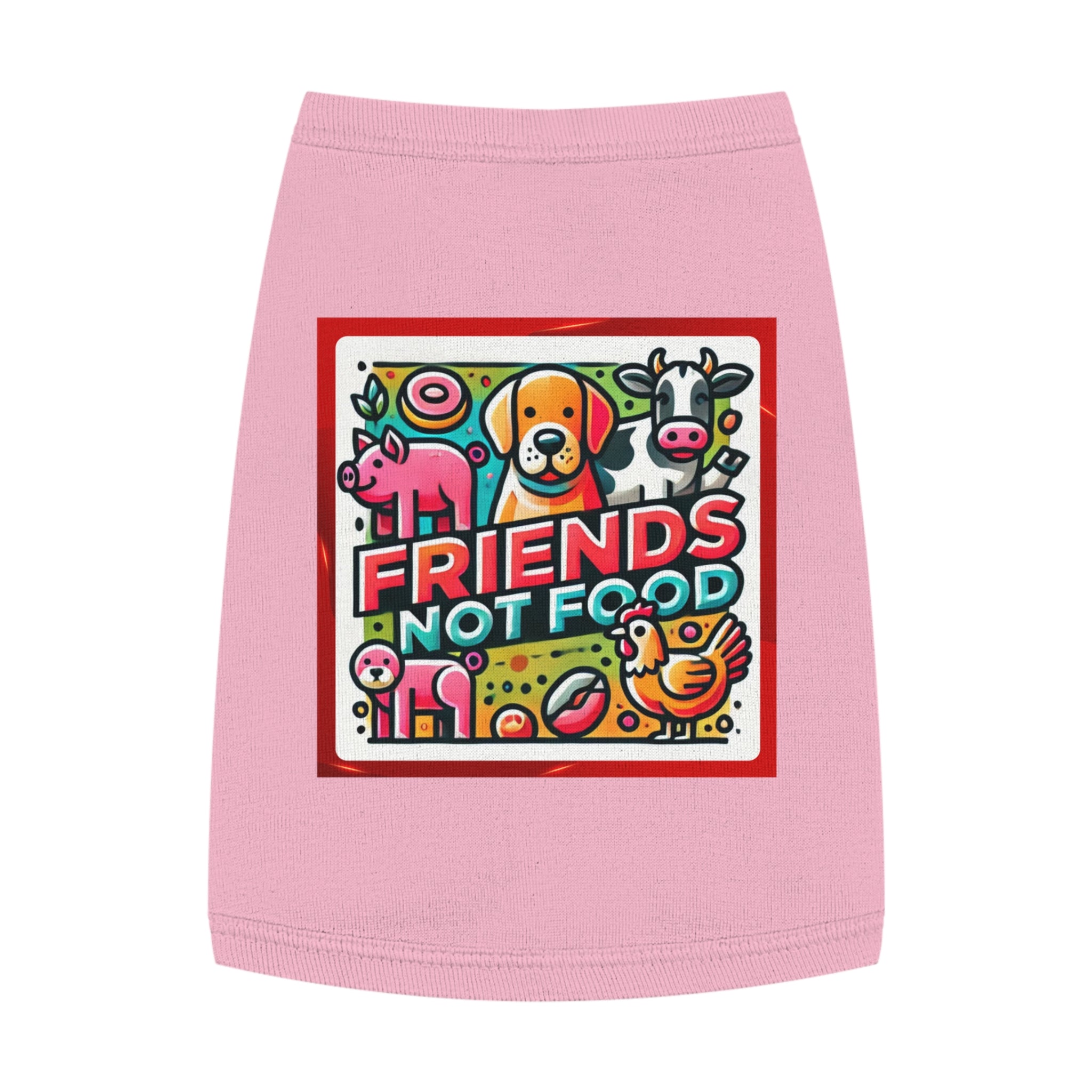 Friends Not Food - Dog Tank Top