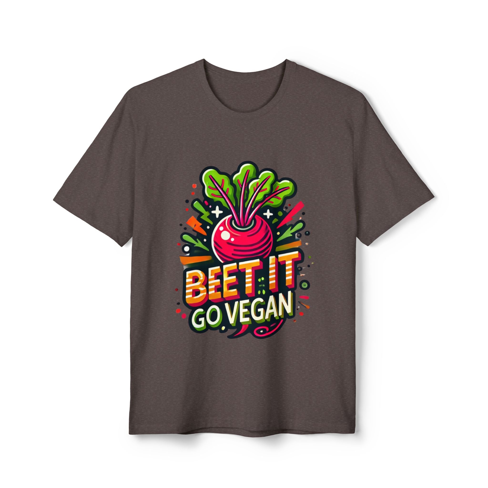 Beet It, Go Vegan - Unisex Recycled Tee