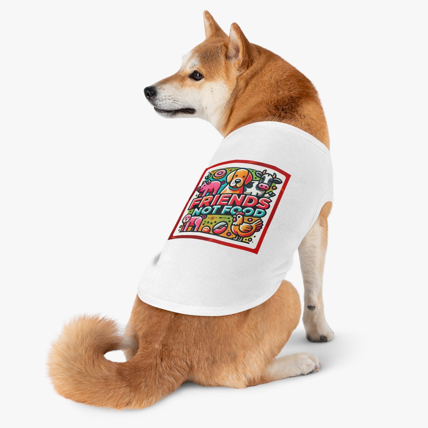 Friends Not Food - Dog Tank Top