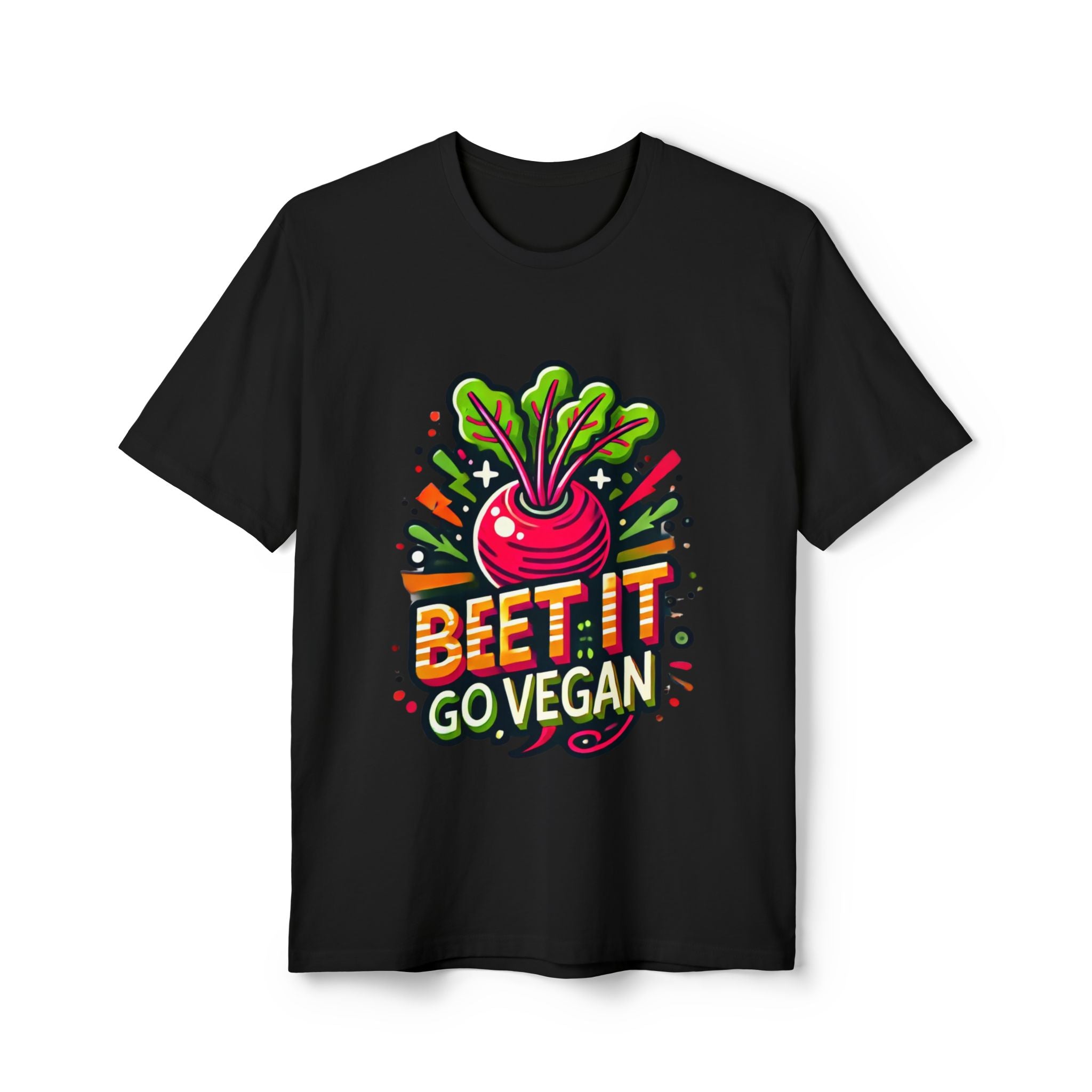 Beet It, Go Vegan - Unisex Recycled Tee