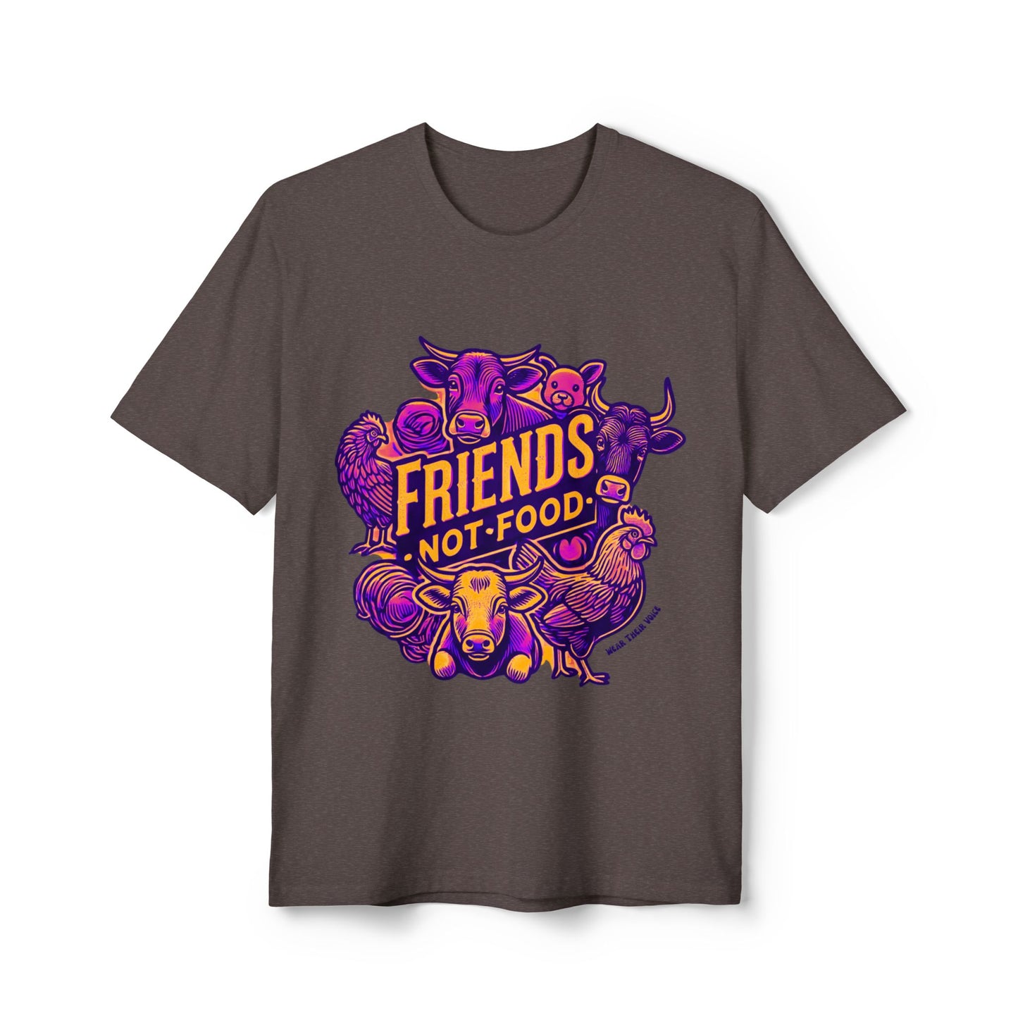 Friends Not Food - Unisex Recycled Tee