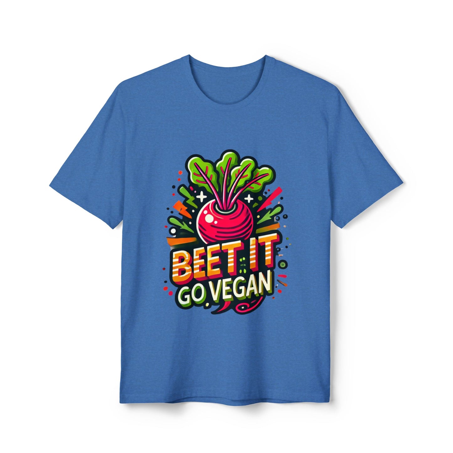 Beet It, Go Vegan - Unisex Recycled Tee