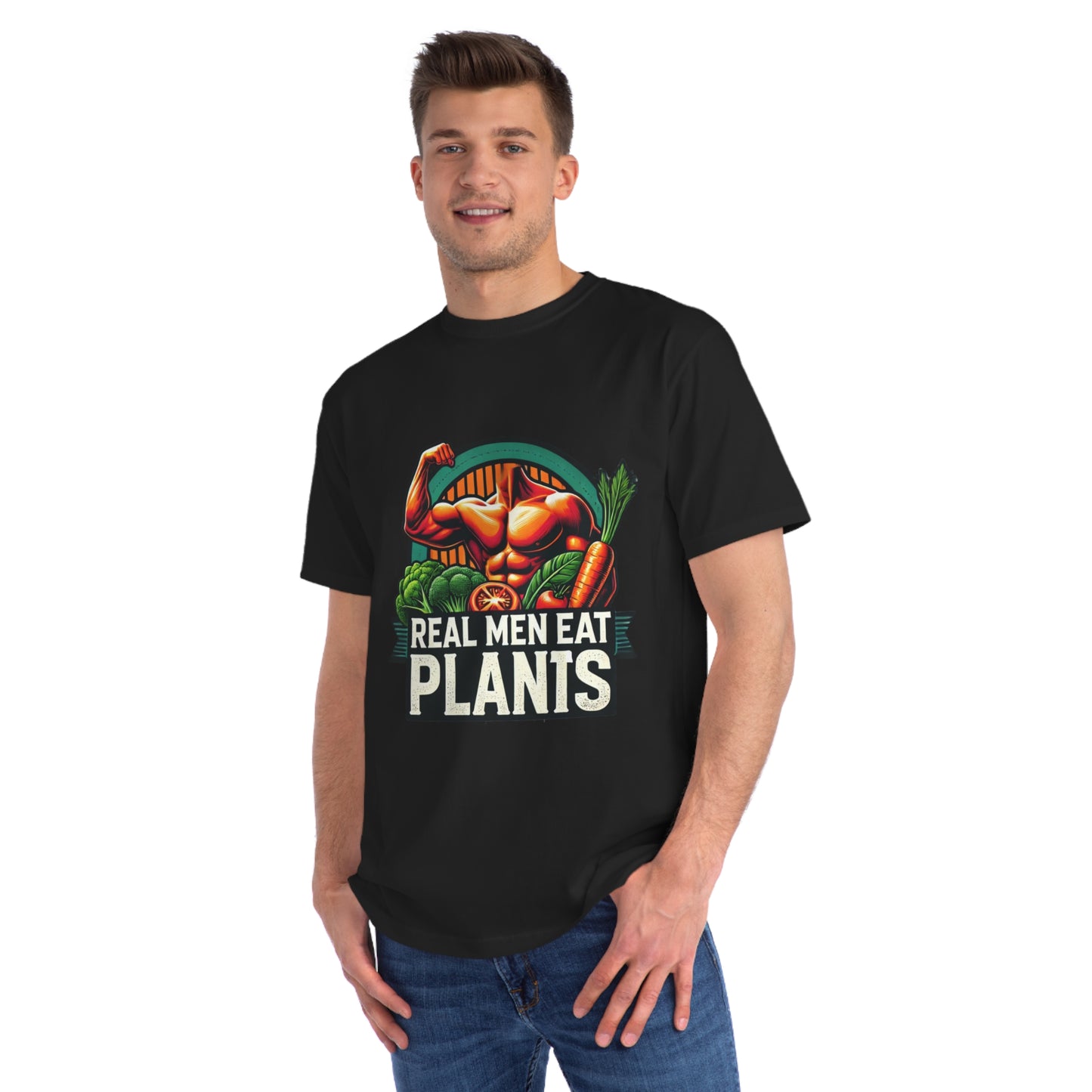 Real Men Eat Plants Organic Unisex T-Shirt