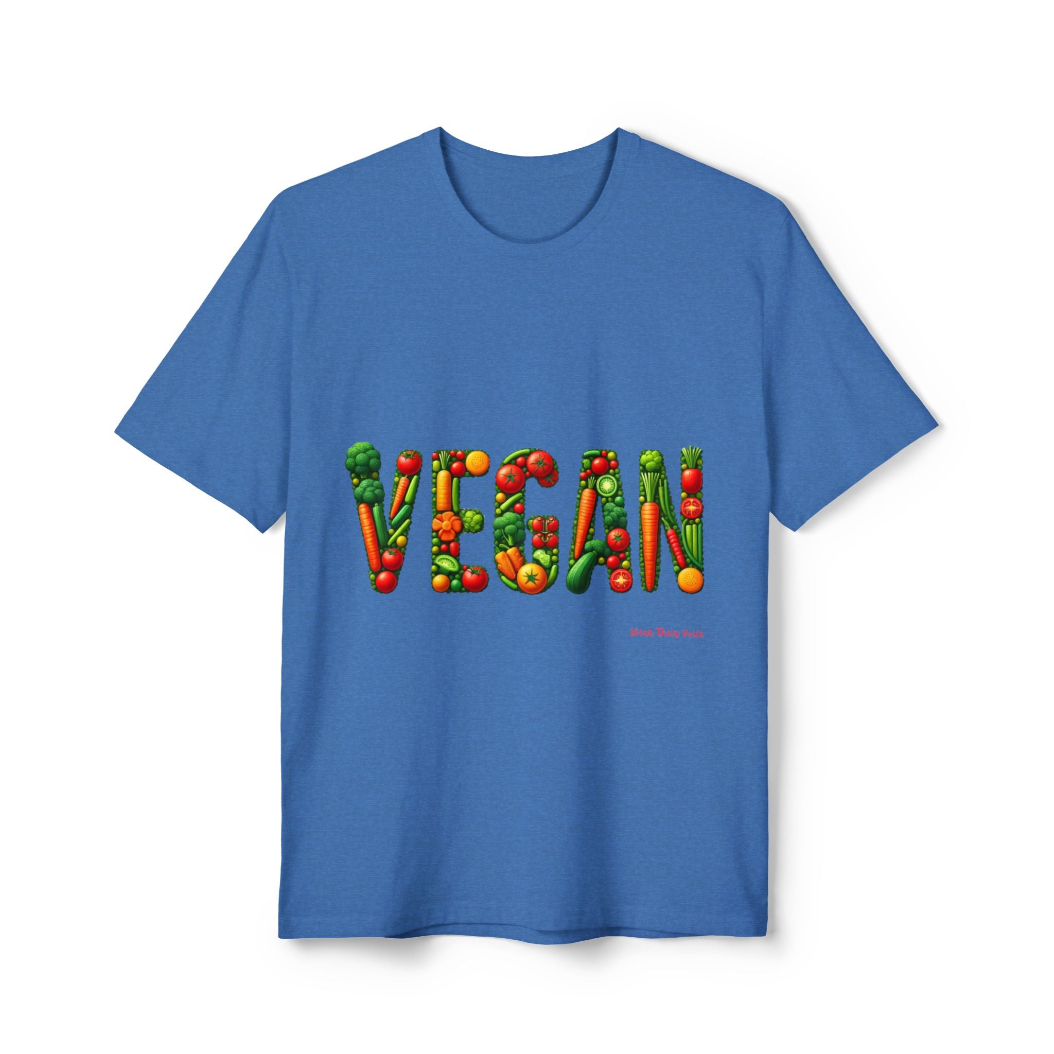 VEGAN Vegetable Design - Unisex Recycled Tee