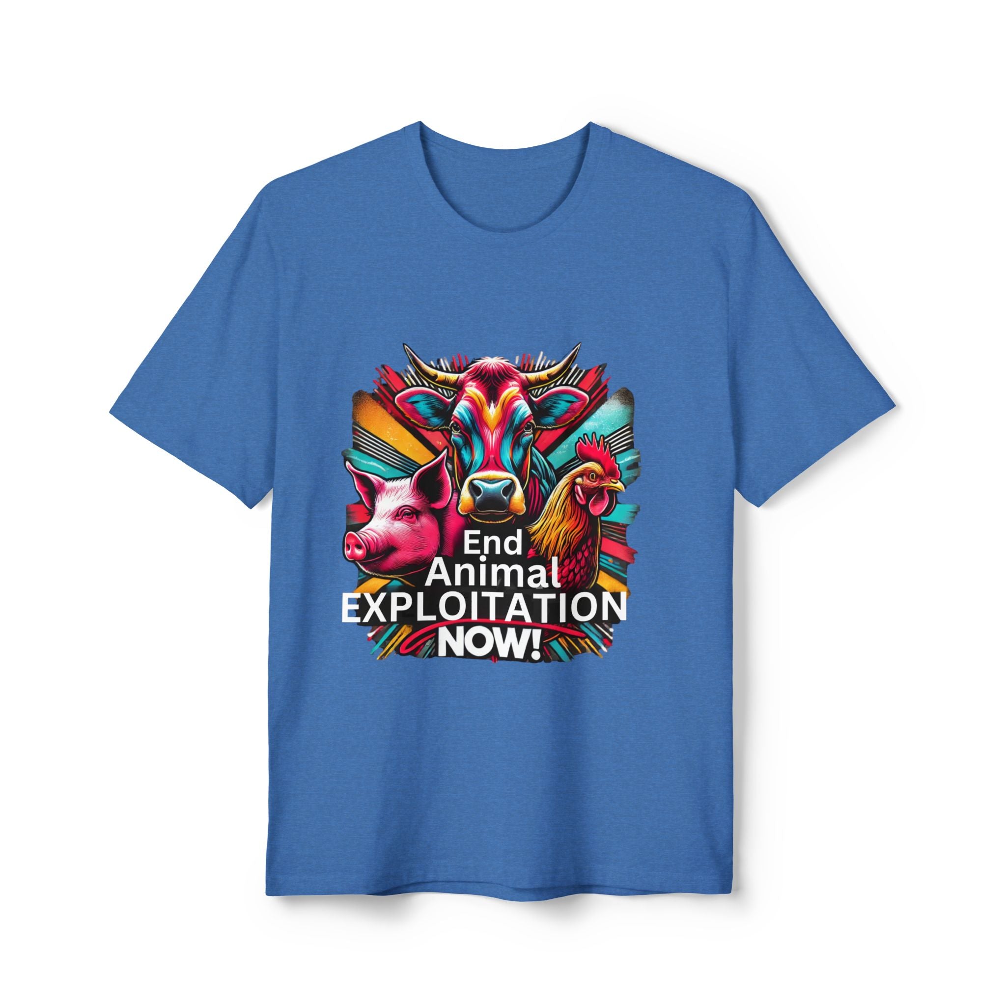 End Animal Exploitation Now - Unisex Recycled Tee