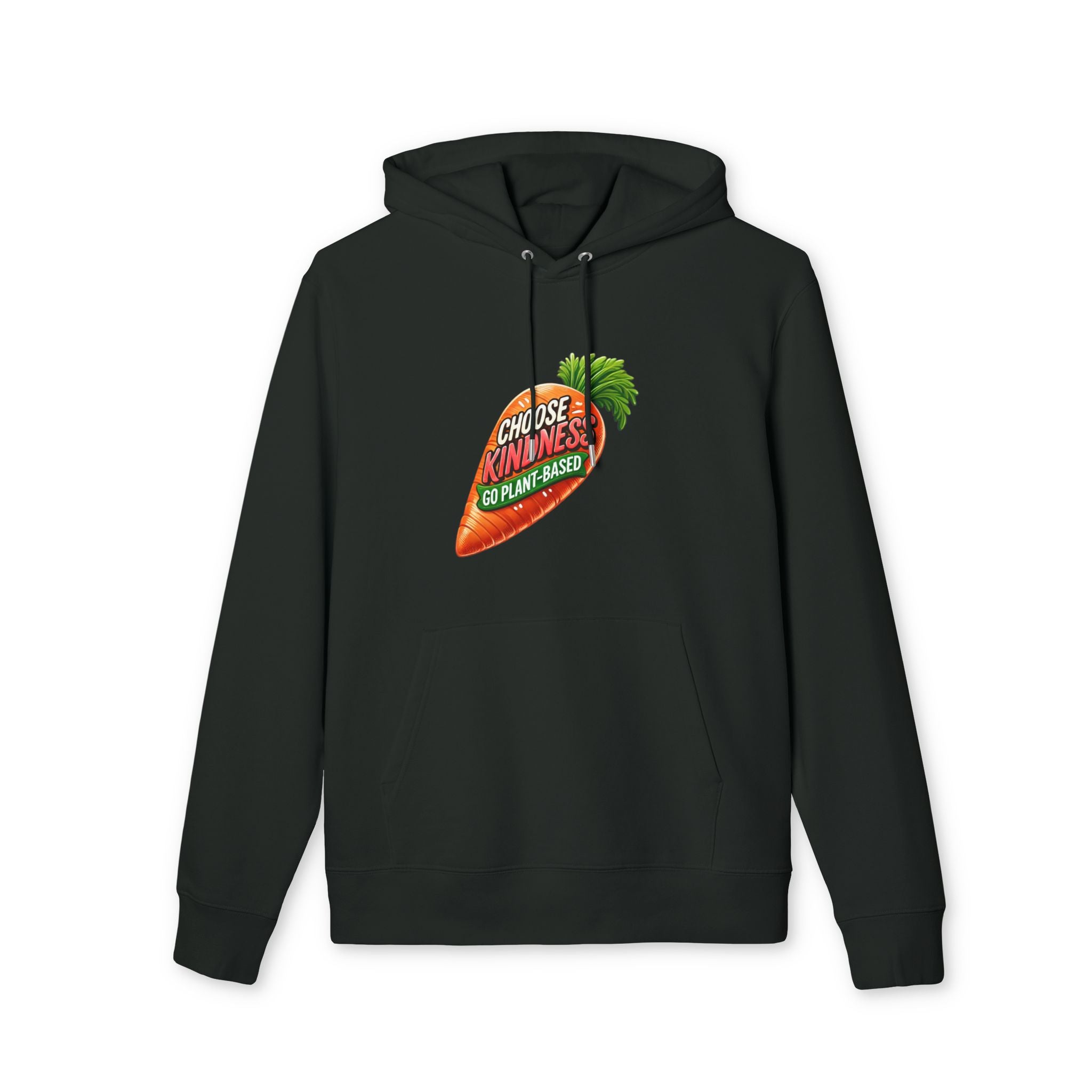 Choose Kindness, Go Plant-Based Organic Unisex Hoodie