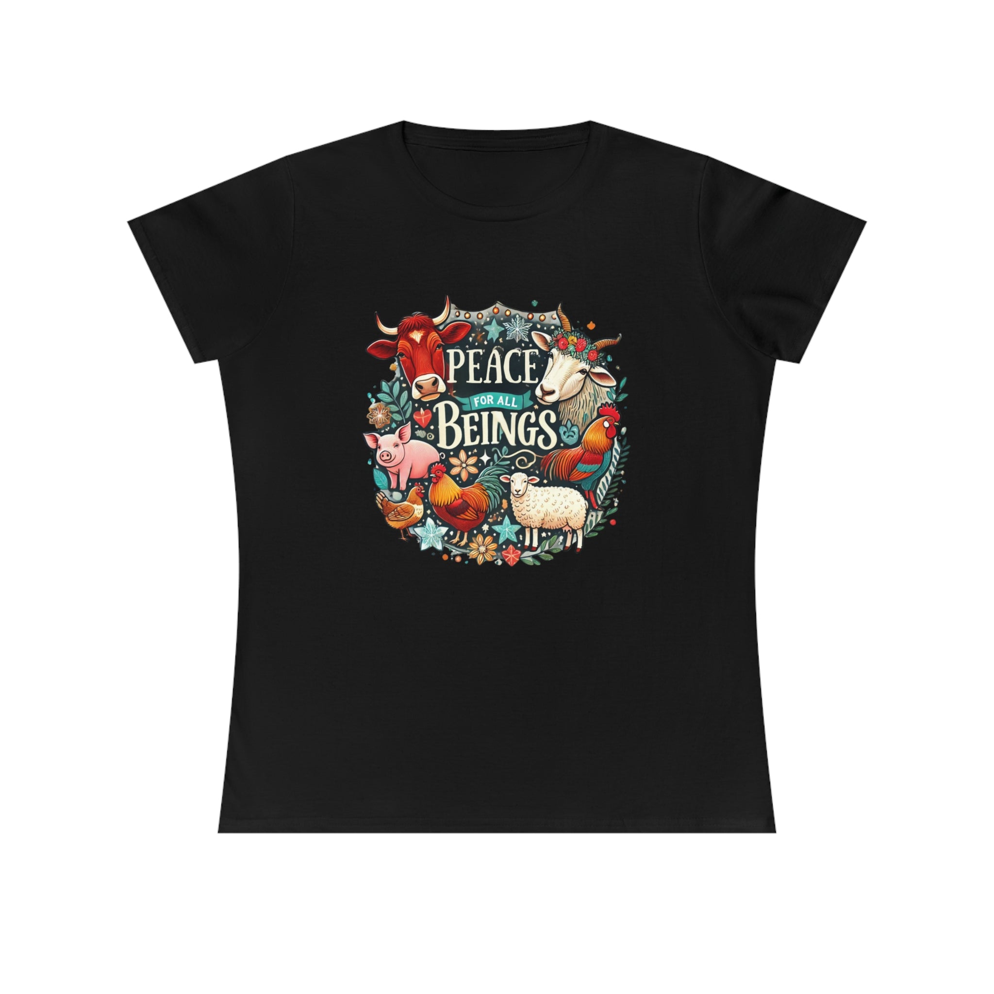 Peace for All Beings Women's Cotton T-Shirt