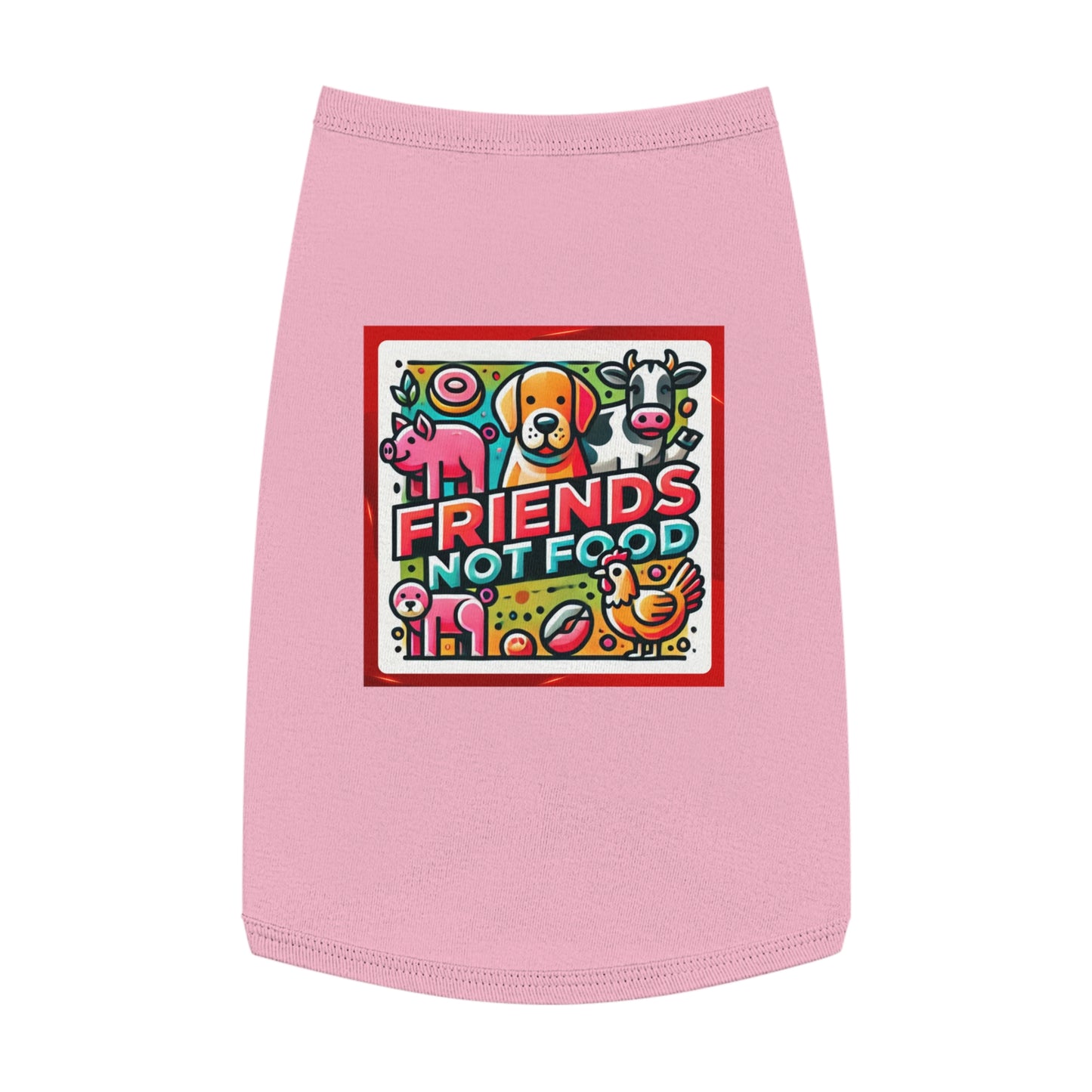 Friends Not Food - Dog Tank Top