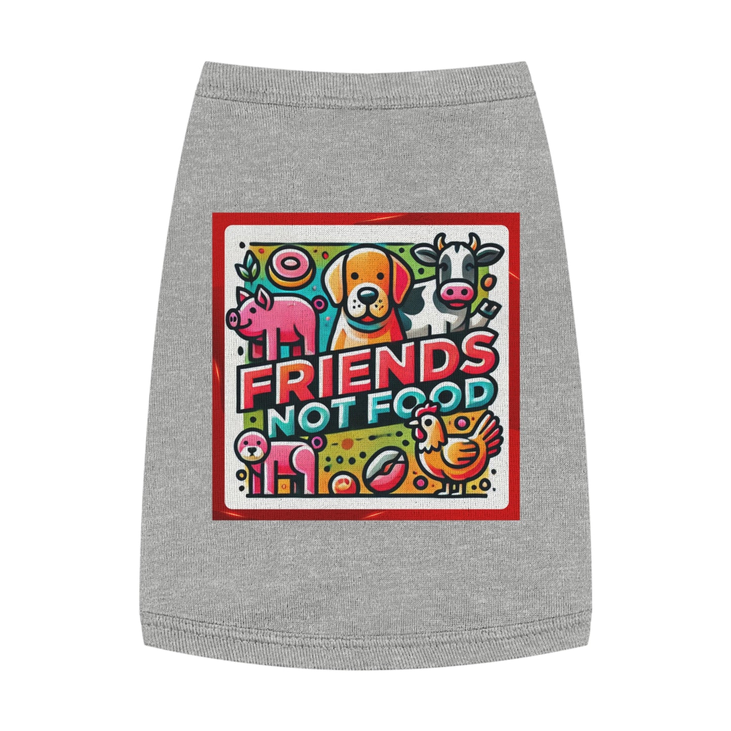 Friends Not Food - Dog Tank Top