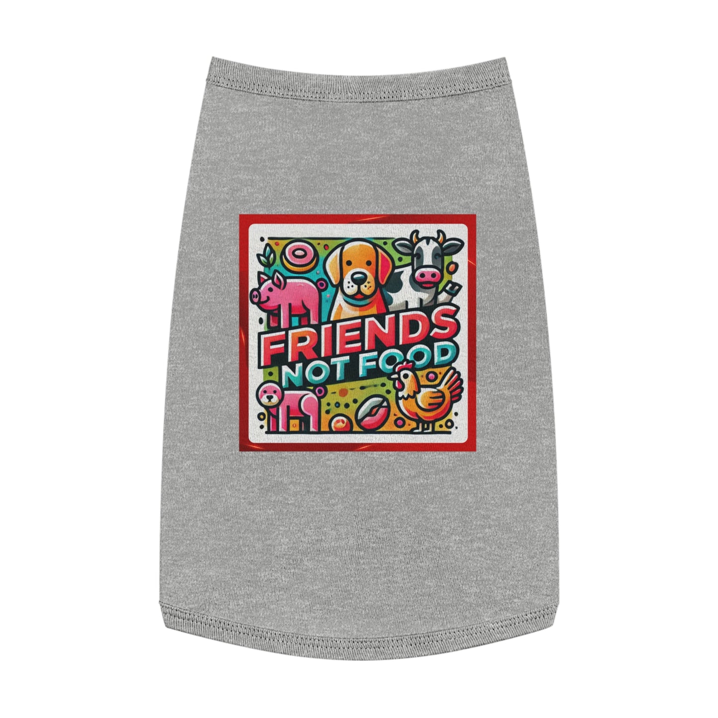 Friends Not Food - Dog Tank Top